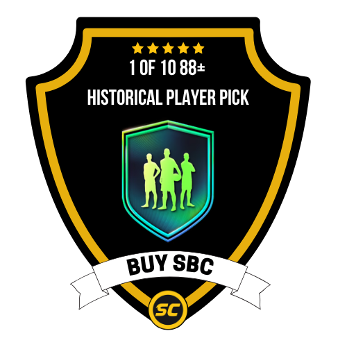 EA FC 26 SBC 1 of 10 88+ Historical Player Pick - PS4, PS5, Xbox One, Xbox Series X, Xbox Series S